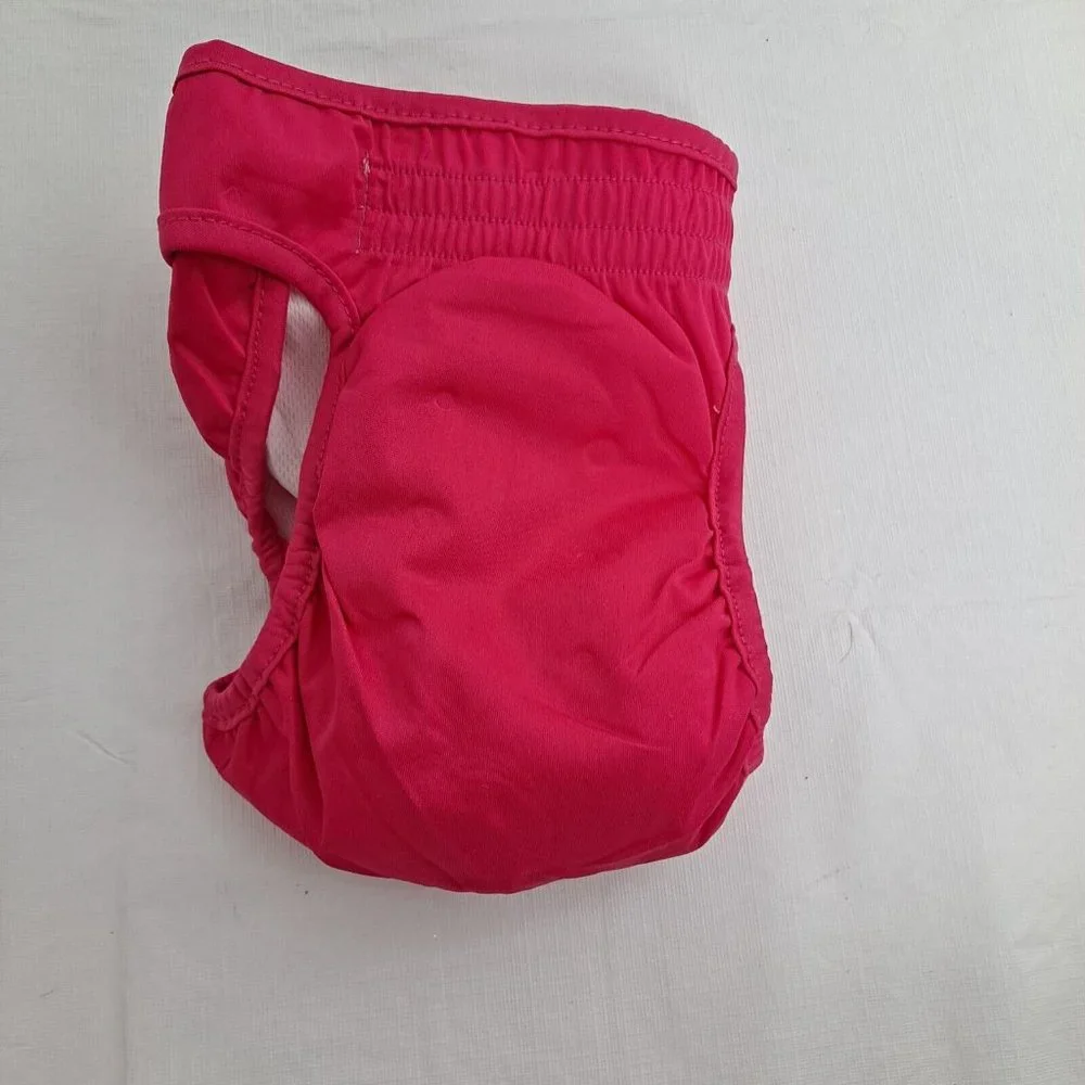 Dog Diaper Hot Pink Washable snap back LARGE
